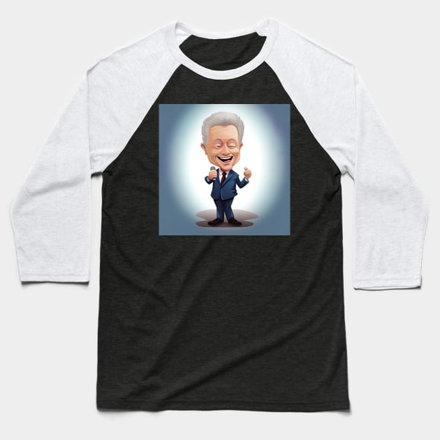 Bill Clinton Baseball T-Shirt by ComicsFactory